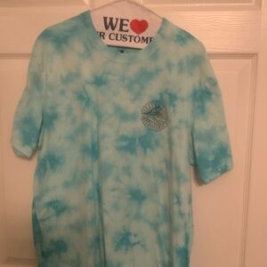 Rip Curl Blue Tie-Dye Short Sleeve Tee